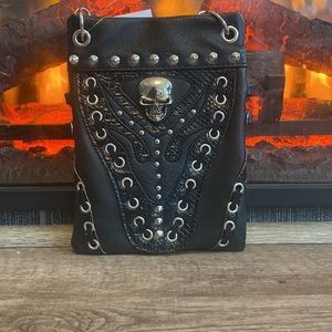 Skull Studded Mini Crossbody Bag 💀